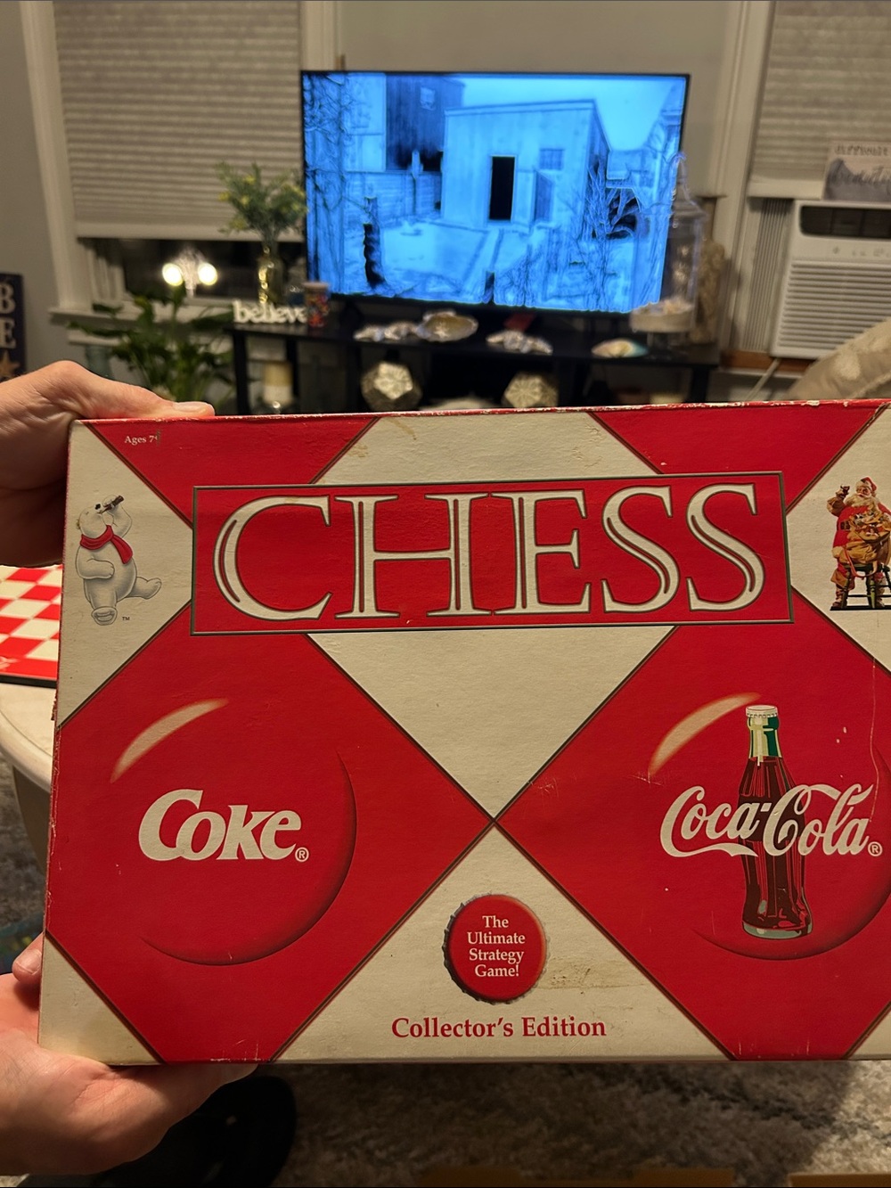 Coca Cola Red and White Chess Collector's Edition